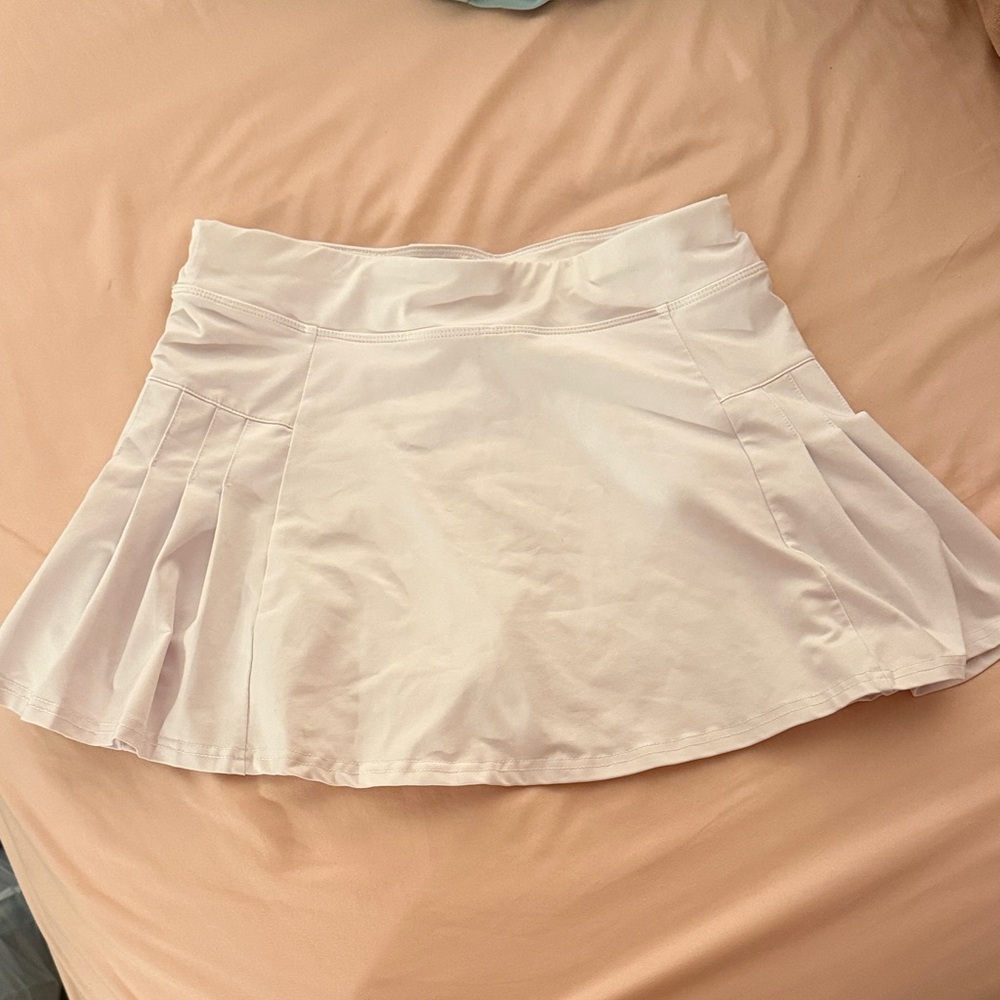 White Pleated Tennis Skirt - Small